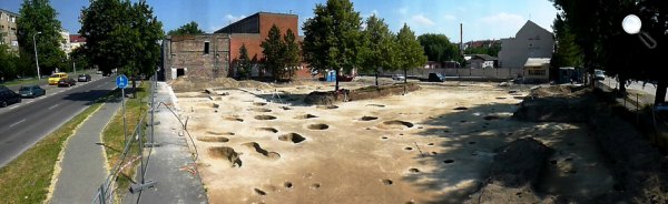 az ásatás Újbudán (regeszet.aquincum.hu)