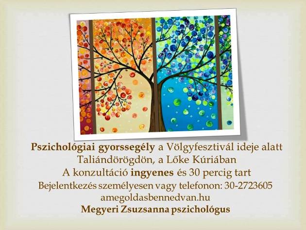 pszichológia, Művészetek Völgye