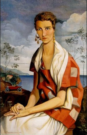 Alfred Courmes: Peggy Guggenheim, 1926 (Forrás: museefrancoamericain.fr )