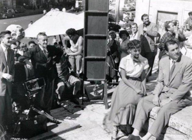 Római vakáció, Audrey Hepburn, Gregory Peck, 1953 (Forrás: Paramount)