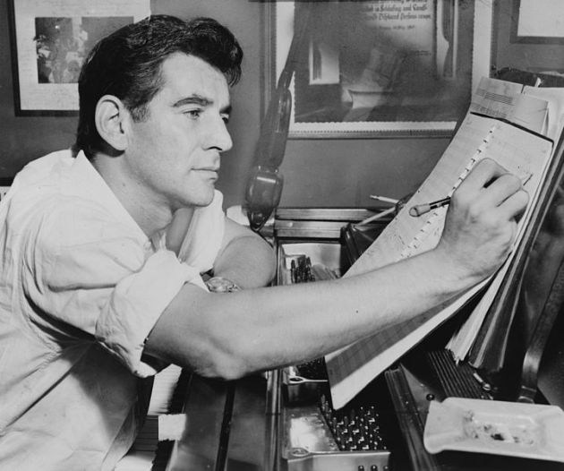 Leonard Bernstein New York, 1945, Library of Congress (Forrás: Wikipédia)