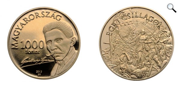 Gárdonyi Géza-emlékérem (Forrás: egrinapok.hu)