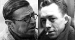 Jean Paul Sartre és Albert Camus (Forrás: Wikipédia)