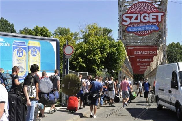 Sziget Fesztivál (MTI Fotó: Kovács Attila)