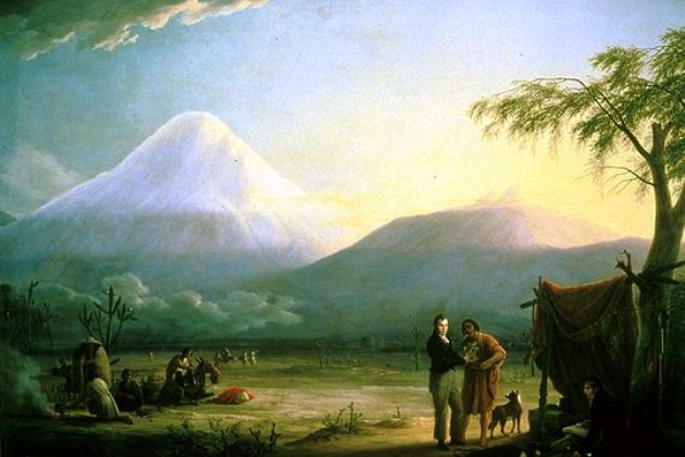 Friedrich Georg Weitsch: Alexander von Humboldt és Aimé Bonpland a Chimborazo-i bázison, 18010(Forrás: Wikipédia)