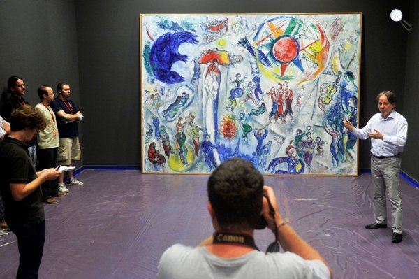 Marc Chagall: az Élet (MTI Fotó: Kovács Attila)