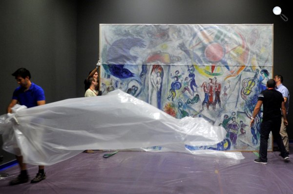 Marc Chagall: az Élet (MTI Fotó: Kovács Attila)