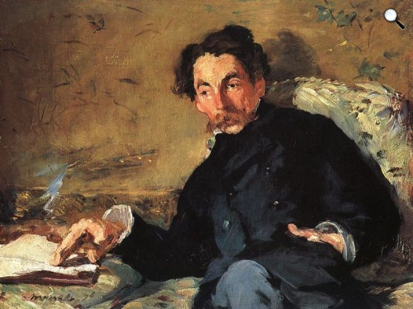Édouard Manet: Stéphane Mallarmé, 1876 (Forrás: Wikipédia)