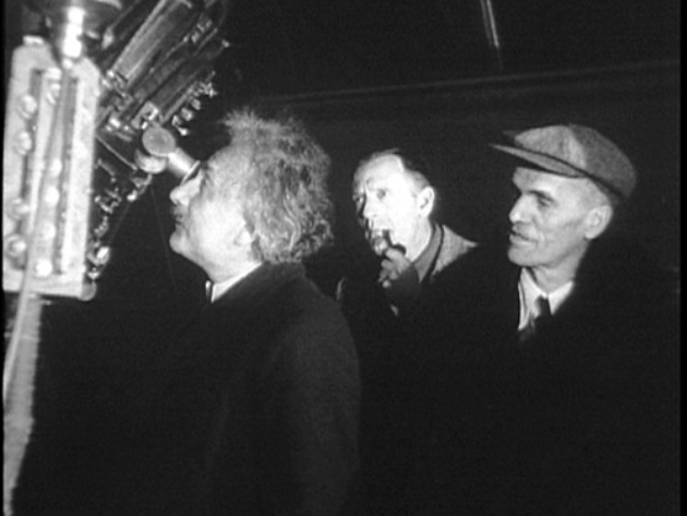 Abert Einstein, Edwin Hubble, Walter Sidney Adams, 1931 (Forrás: caltech.edu)