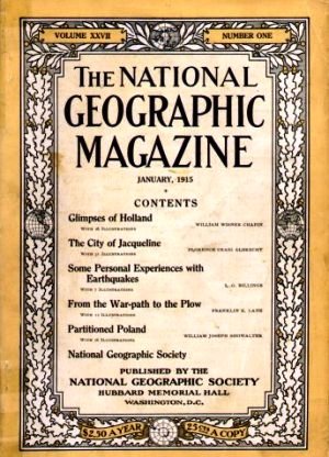 National Geographic, 1915 (Fotó: National Geographic Magazine, Wikipédia)