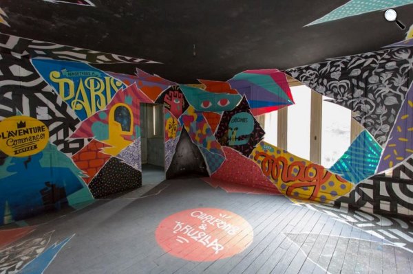 graffiti (fotó: Marc Verhille/Mairie de Paris / Facebook)