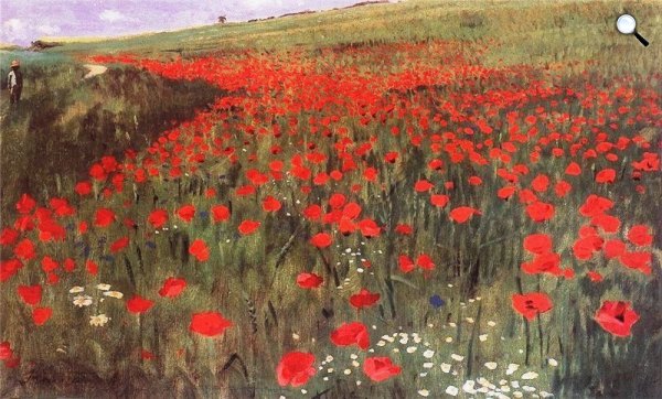 Szinyei Merse Pál: Pipacsos mező, 1896  (Forrás: MNG)