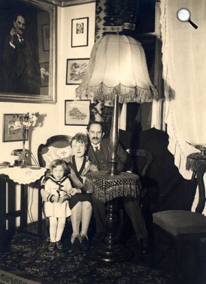 Babits Mihály, Török Sophie, Babits Ildikó, 1931 (fotó: OSZK)