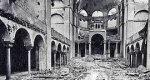 Kristályéjszakán lerombolt zsinagóga Berlinben (Holokauszt Emlékközpont)