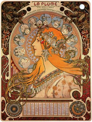 Alfons Mucha, plakát (fotó: alfonsmucha.org)