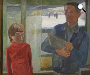 Papp Albert festménye (fotó: tbmuzeum.hu)