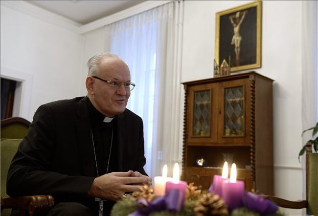 Erdő Péter bíboros, 2013 (MTI Fotó: Bruzák Noémi)