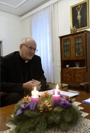 Erdő Péter bíboros (MTI Fotó: Bruzák Noémi)