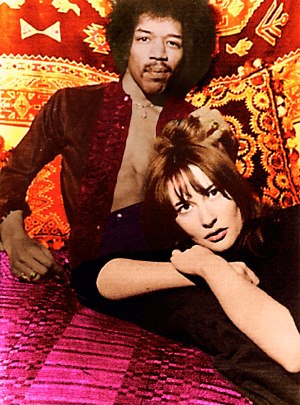 Jimi Hendrix és Kathy Etchingham (Forrás: Jimihendrix.com)