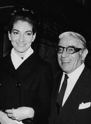 Maria Callas és Aristotle Onassis, 1960 (fotó: Biography.com)