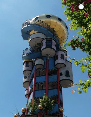 Hundertwasser, Kuchlbauer-torony, Abensberg
