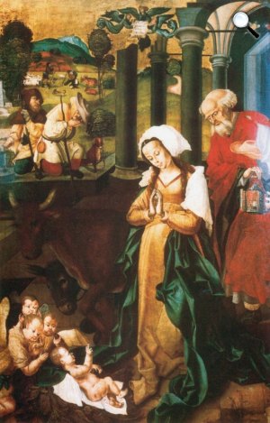 M. S. mester: Jézus születése, 1506 (fotó: biblia.hu)