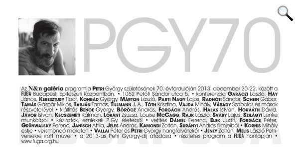 Petri György 70