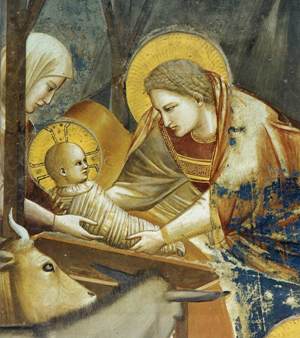 Giotto di Bondone: Jézus Krisztus életéből, Jézus születése