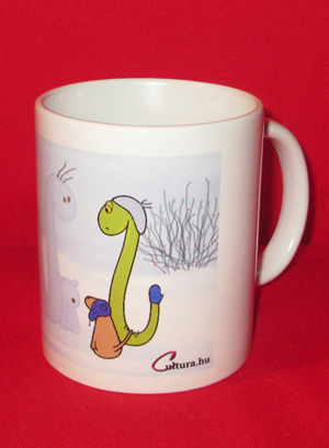 Kígyó a városban, bögre (Illusztrálta: Mucsi Boglárka)