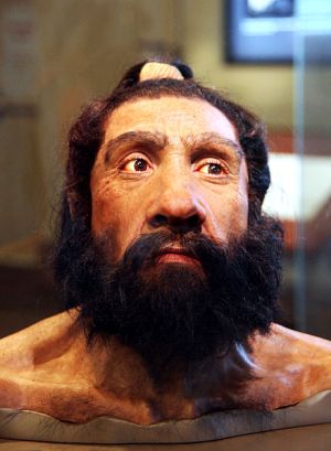  neandervölgyi férfi fejének rekonstrukciója az iraki Shanidar barlangban talált koponyalelet alapján (fotó: flickr.com) 