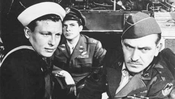 Életünk legszebb évei, Harold Russell, Dana Andrews és Fredric March (fotó: IMDB)
