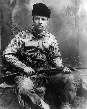 Theodore Roosevelt, Buckskin, 1885 (fotó: Wikipédia)