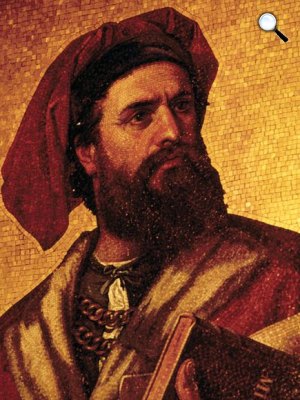 Marco Polo, kínai mozaik (fotó: Wikipédia)