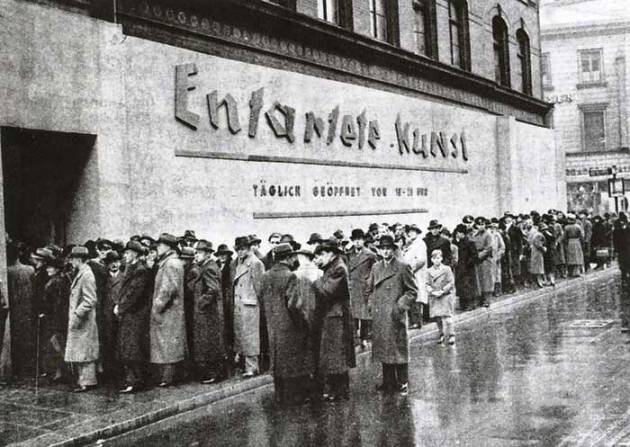 Entartete Kunst, Hamburg, 1938 (fotó: The Art Newspaper)