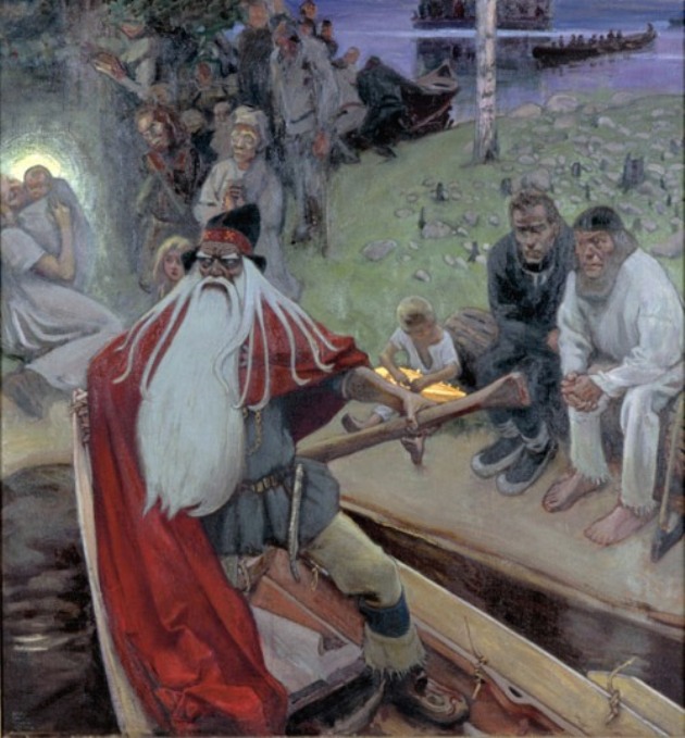Akseli Gallen-Kallela: Vejnemöjnen, 1896-1906 (fotó: finland.fi)