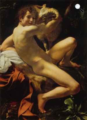 Caravaggio: Keresztelő Szent János (fotó: Szépművészeti Múzeum)