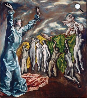 El Greco: Az ötödik pecsét feltörése, 1608-1614 (fotó: Metropolitan Művészeti Múzeum)