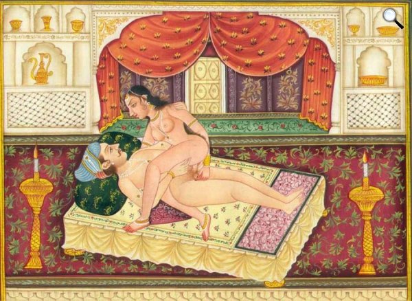 Kama Sutra könyvillusztráció, XIX. sz. (fotó: all-art.org)