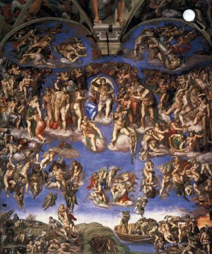 Michelangelo: Utolsó ítélet, 1536-1541 (Fotó: Wikimédia)