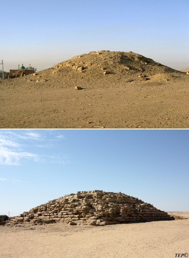lépcsős piramis, Egyiptom, Tell Edfu (Fotó: livescience.com)