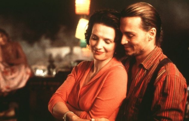 Csokoládé, Juliette Binoche, Johnny Depp (Fotó: UIP-Duna Film)