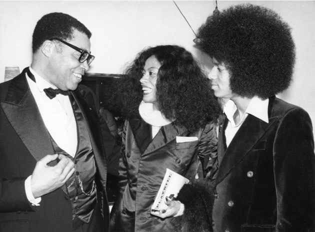 James Earl Jones, Diana Ross és Michael Jackson, Lunt-Fontanne Theatre, New York, 1978 (Fotó: People That Matter)