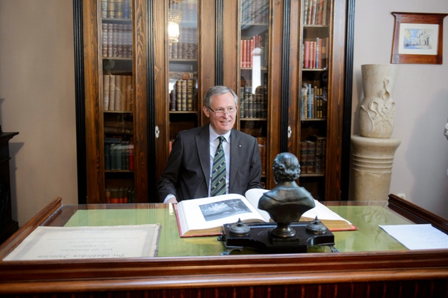 Keller Péter, Gárdonyi dédunokája, Gárdonyi Géza Emlékmúzeum, Eger (MTI Fotó: Komka Péter)