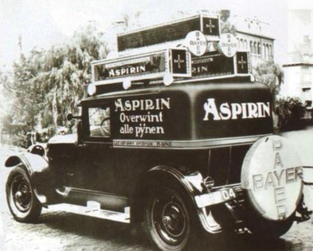 Aspirin, Bayer-autó
