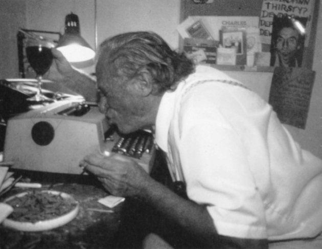 Charles Bukowski, 1987 (Fotó: charlesbukowski.free.fr)