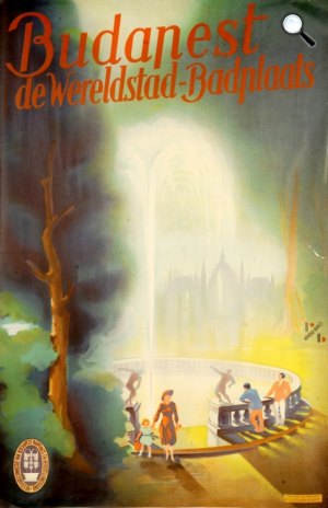 Időutazni jó! - Budapest plakát, 1920-30 (Fotó: OSZK)