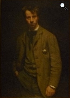 Willem Witsen:  Paul Verlaine portréja, 1892 (Fotó: Rijksmuseum, Amsterdam)