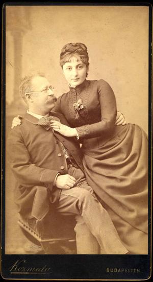 Paulay Ede, Adorján Berta (Fotó: OSZK)