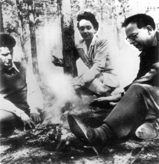 Dionys Mascolo, Marguerite Duras, Robert Antelme (Fotó: listal.com)