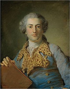 Jean-Baptiste Perronneau: Jean-Georges Noverre, 18. sz (Fotó: Louvre)